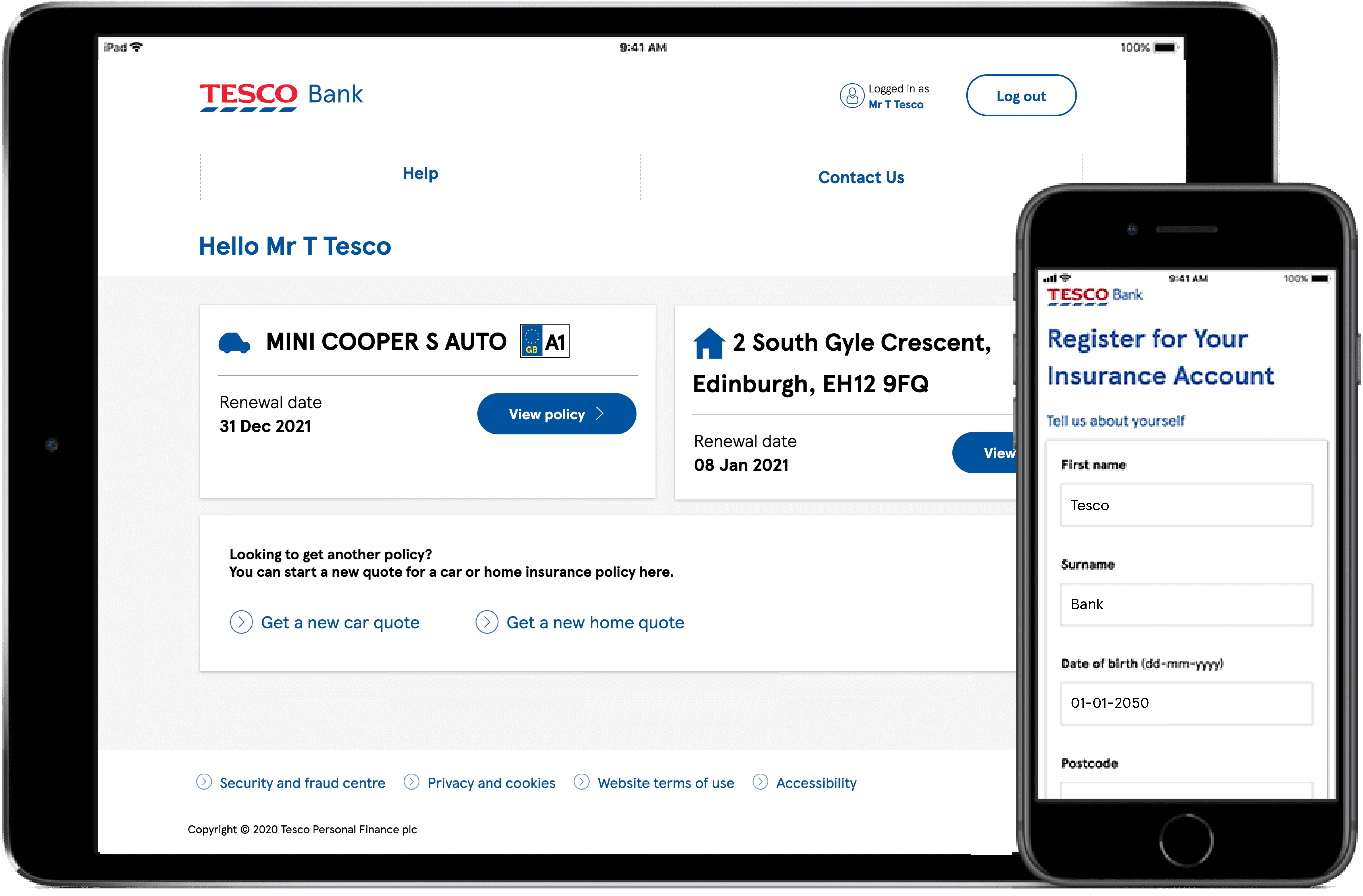 tesco travel insurance for employees